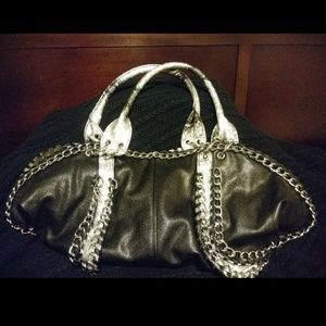 Large black purse